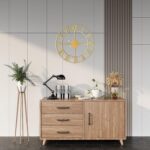 1st owned Large Wall Clock Silent Non-Ticking Roman Numerals Vintage Battery Ope... - Image 6