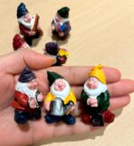 Mini Gnomes Set of 7 - Fairy Garden Accessories, Tiny Gnome Figurines for Miniat... - Image 5