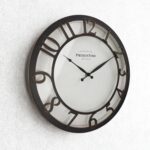 Presentime & Co 13" Farmhouse Series Wall Clock, Vintage Style, Retro Clock, Sil... - Image 4