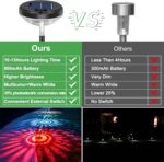 Nupostai Bright Solar Pathway Lights 2 Pack, Color Changing + Warm White LED, IP... - Image 5