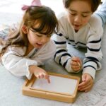 Blue Ginkgo Montessori Sand Tray – Premium Wooden Tray with Lid for Letter Traci... - Image 6