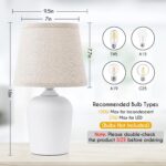 Sucolite 16'' Table Lamps Set of 2, Bedside Nightstand Lamps for Bedroom Kid’s R... - Image 3
