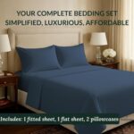 CLOUDSCAPE 100% Egyptian Cotton Sheets King Size - 400 Thread Count 17" Extra De... - Image 3