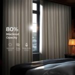 HPD Half Price Drapes Faux Silk Blackout Curtains 108 Inches Long for Bedroom & ... - Image 5
