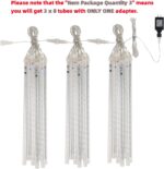 24 Tubes Meteor Shower Lights, Outdoor Icicles Christmas Decor, 12 Inch 864 LED ... - Image 4