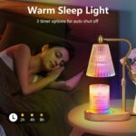 seenlast Candle Warmer Lamp with 8 Colors LED Changing,with Timer Dimmer Adjusta... - Image 4