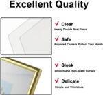 4x6 Floating Picture Frames Set of 2, Made of Metal and Double Real Glass, for P... - Image 5