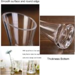 Hand-Made Blown Art Bud Glass Vase, Clear Glass, Oblong Shape, Modern Style, Thr... - Image 5