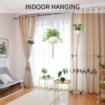Macrame Plant Hanger - Fits 4 to 13 inches Pots for Indoor Outdoor, 34"/41"/46" ... - Image 6