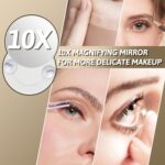 FENNIO Vanity Mirror with Lights, 12" x 16" Lighted Makeup Mirror with Smart Tou... - Image 6
