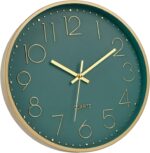 Foxtop Modern Wall Clock 12 Inch Silent Non Ticking Battery Operated Round Quart... - Image 7