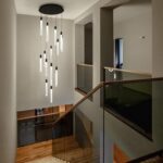 GEADI Modern LED High Ceiling Chandelier with Remote Control,16 Lights Crystal F... - Image 8