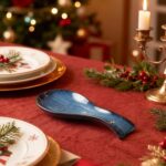 Hasense Spoon Rest for Stove Top - Navy Blue Spoon Holder for Kitchen Counter, H... - Image 5