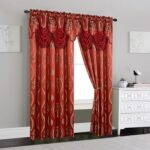 Elegant Comfort Luxurious Beautiful Curtain Panel Set with Attached Valance and ... - Image 3