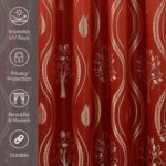 Elegant Comfort Luxurious Beautiful Curtain Panel Set with Attached Valance and ... - Image 5