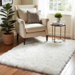 LOCHAS Soft Fluffy Faux Fur Rugs for Bedroom Bedside Rug 3x5 Feet, Washable, Fur... - Image 4