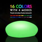 Blibly Solar Garden Lights Outdoor Glow Cobblestone Shape Lamp Garden Decor Ligh... - Image 5
