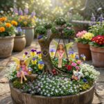 PRETMANNS Fairies for Fairy Garden Outdoor - Miniature Fairy Figurines Set with ... - Image 3