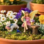 PRETMANNS Fairies for Fairy Garden Outdoor - Miniature Fairy Figurines Set with ... - Image 8