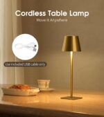 UME 3 Pack Cordless Table Lamp, Battery Operated Lamp - Portable Waterproof Rech... - Image 3