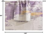 Carvapet 8x10 Large Purple Rugs for Living Room Bedroom Dorm, 10 x 8 Washable La... - Image 3