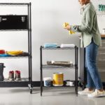 Amazon Basics 3-Shelf Adjustable Heavy Duty Steel Wire Rack Storage Shelving Org... - Image 3