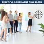 Pytha Sight 14 Inch Large Wall Clocks for Living Room Decor,Big Silent Battery O... - Image 4