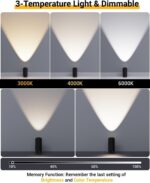 Abovizo 4 Pack Uplighting Indoor, LED Floor Can Lights with Remote and Timer, 3 ... - Image 5