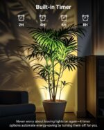 Abovizo 4 Pack Uplighting Indoor, LED Floor Can Lights with Remote and Timer, 3 ... - Image 6