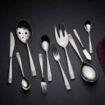 nambe Dazzle 45-Piece Flatware Set Service for 8 Plus Butter Knife, Sugar Spoon ... - Image 8