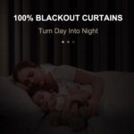 100% Blackout Shield Linen Blackout Curtains for Bedroom 84 Inches Long, Back Ta... - Image 3