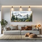 MHARTK66 Large Wall Decor For Living Room Wood Framed Wall Art For Office Bedroo... - Image 3