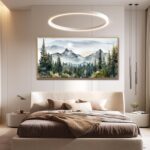 MHARTK66 Large Wall Decor For Living Room Wood Framed Wall Art For Office Bedroo... - Image 6
