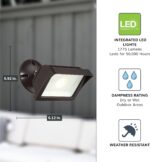 Designers Fountain FL2016N40-48 Integrated Led Adjustable Single-Head Bronze Out... - Image 5