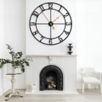 LEIKE 40 Inch Extra Large Wall Clock, Decorative Oversized Arabic Numerals Batte... - Image 5