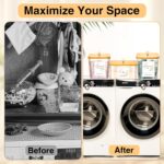 ZOUTOG Laundry Pods Container Set of 3 - Acrylic Detergent Organizer with Bamboo... - Image 7