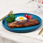 Dinnerware Sets for 4 - CJDC-QUELO 12-Piece Stoneware Plates and Bowls Sets, Cer... - Image 6