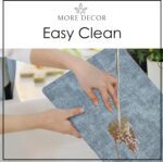 More Décor Faux Leather Placemats Set of 6 for Dining Table – Waterproof, Wipeab... - Image 6