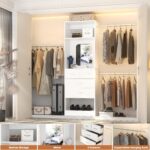 Unikito 48" W - 96” W Closet Organizer, 8FT Walk in Closet Systems Starter Kit w... - Image 3
