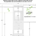 Unikito 48" W - 96” W Closet Organizer, 8FT Walk in Closet Systems Starter Kit w... - Image 4