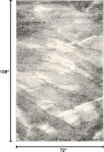 SAFAVIEH Retro Collection Area Rug - 6' x 9', Grey & Ivory, Modern Abstract Desi... - Image 3