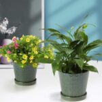 Ceramic Plant Pots,4+5+6 Inch Pots for Indoor Plants,Planters with Drainage Hole... - Image 5