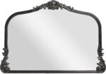 Wylde Iris English Estate Carved Arch Wood Wall Mirror, Mirror for Entryway, Liv... - Image 5