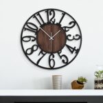 20 Inch Large Metal Wall Clock with Voice and Light Sensor Night Light, Glow in ... - Image 3