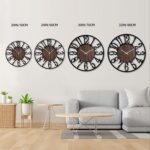 20 Inch Large Metal Wall Clock with Voice and Light Sensor Night Light, Glow in ... - Image 4