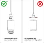 Clear Bubble Seeded Cylinder Glass Lamp Shade, 1-5/8” Fitter, 7” Height x 5” Dia... - Image 4