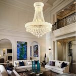 MORE CHANGE French Empire Crystal Chandelier Luxury Chrome Empire Chandelier 13-... - Image 5