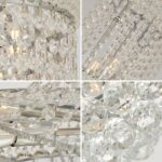 MORE CHANGE French Empire Crystal Chandelier Luxury Chrome Empire Chandelier 13-... - Image 8