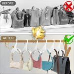 2PCS Clothes Hanger Companion Bag Hanger Closet Purse Backpack Organizer - Image 6