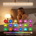 ONXE Rechargeable Waterproof Shower Lamp, Remote Control Cordless Table Lamp 16 ... - Image 4